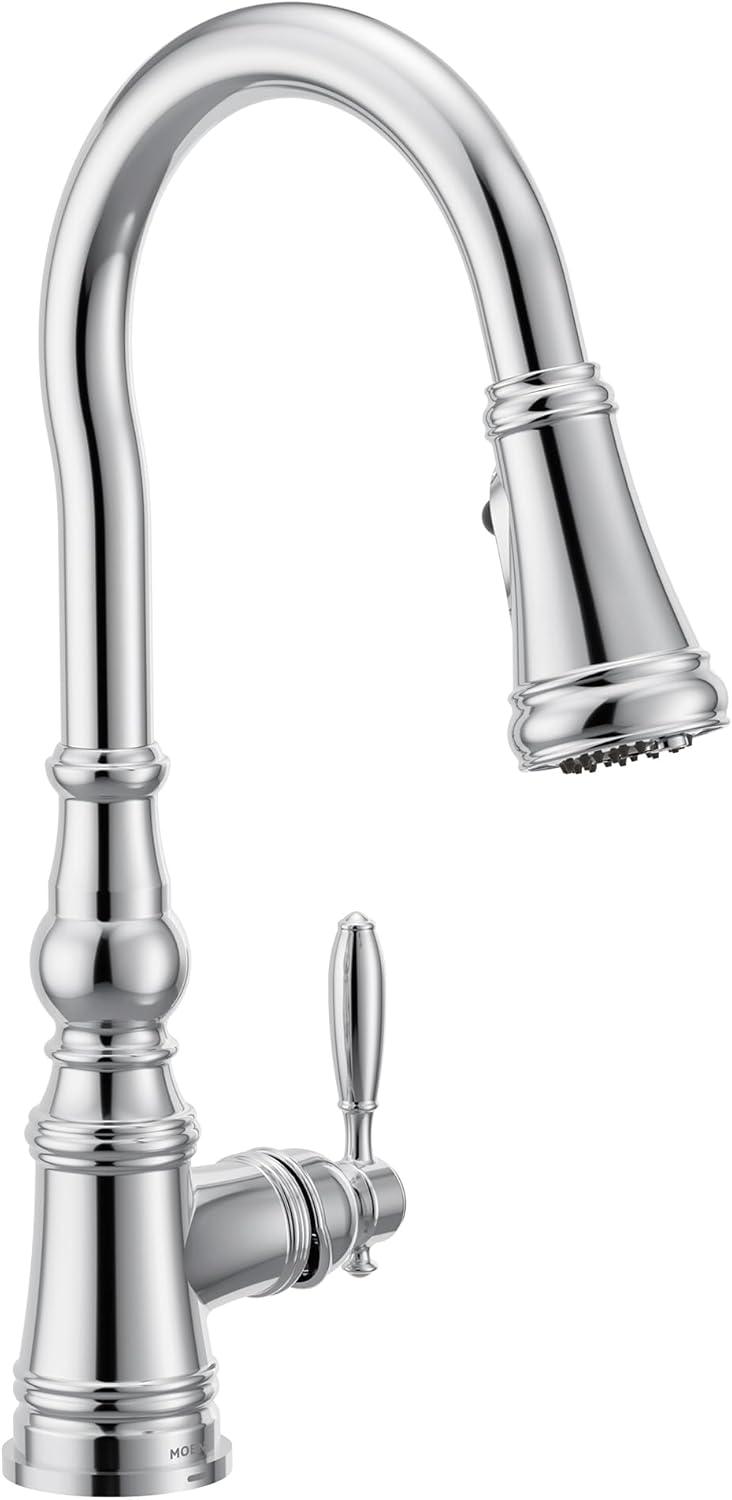 Chrome 3-in-1 Water Filtration Pulldown Kitchen Faucet