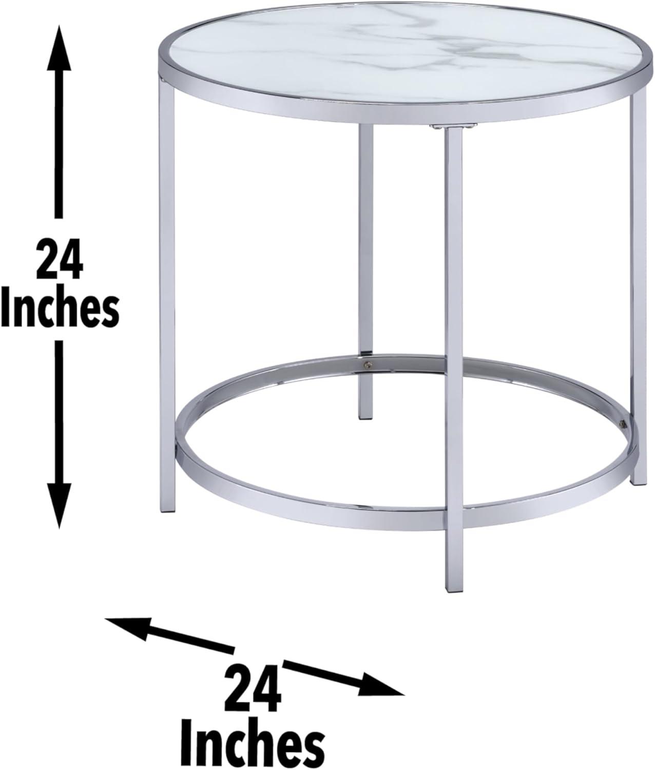 Rayne Round End Table - Steve Silver Co.