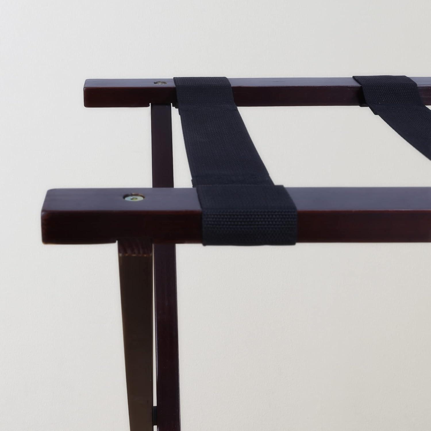 ROTSEN FURNITURE LLC. Heavy Duty Solid Wood Extra Wide Luggage Rack
