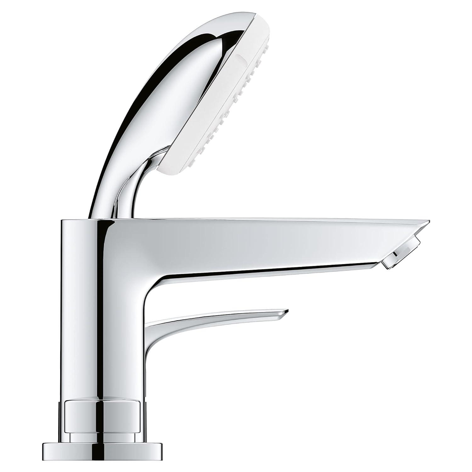 Eurosmart Single Handle Deck Mount Roman Tub Faucet Trim