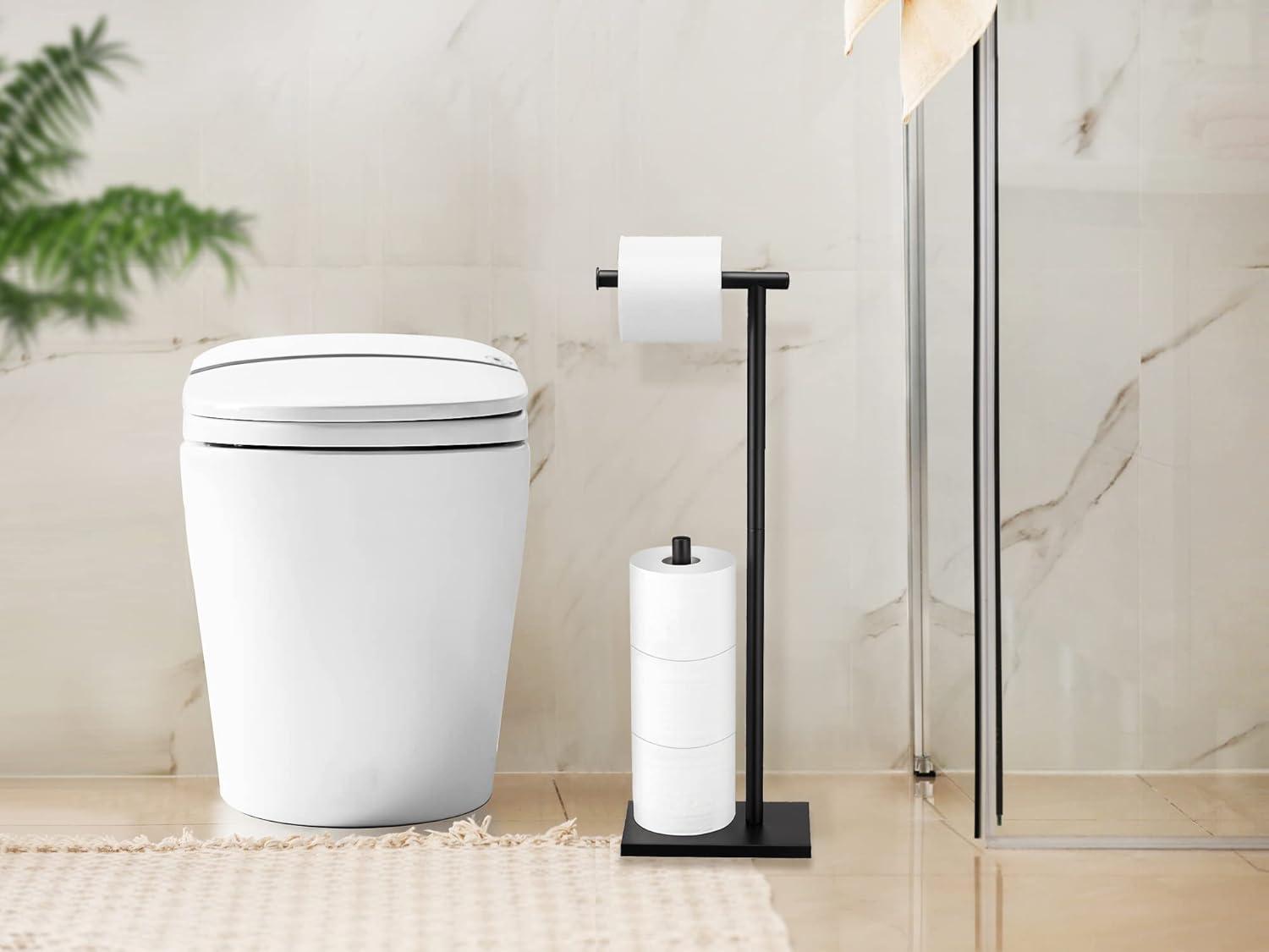 TOPEFIC HPA6LRTN02 Free Standing Toilet Paper Holder