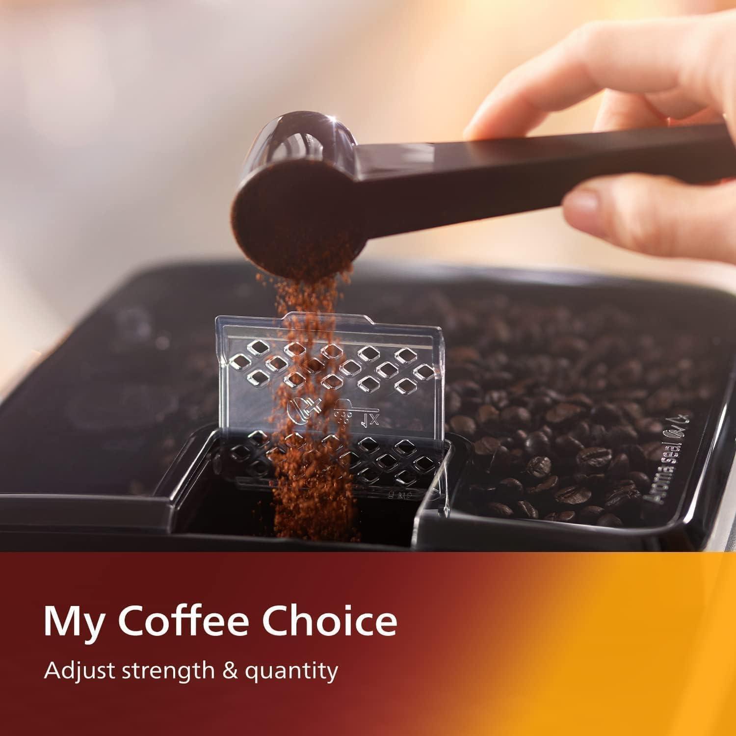 Philips 3200 Series Fully Automatic Espresso Maker with LatteGo and Iced Coffee