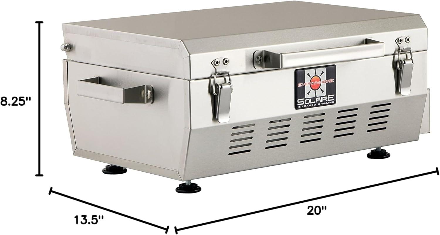 Solaire Portable Stainless Steel Infrared Propane Gas Grill