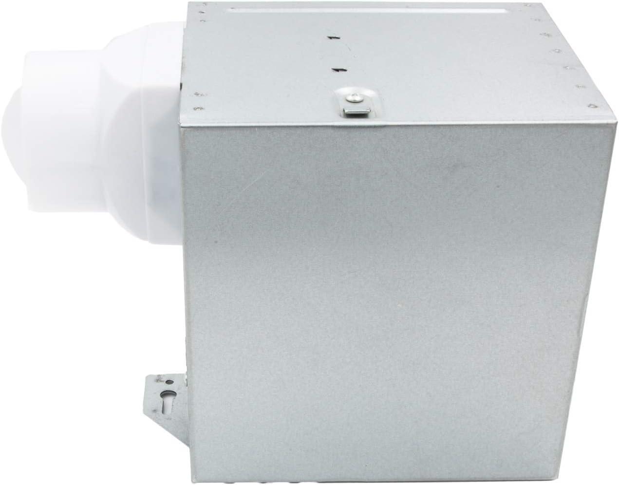 Maxxima 80 CFM Bathroom Exhaust Fan, 1.5 Sones Quiet Operation, Built-in LED Light, Ceiling Mounted