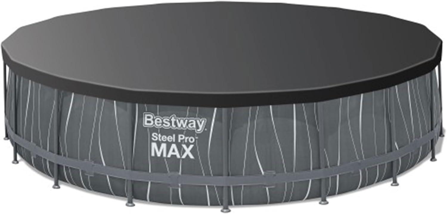 Bestway Steel Pro MAX 18'x48" Round Above Ground Pool w/LED Light & Remote