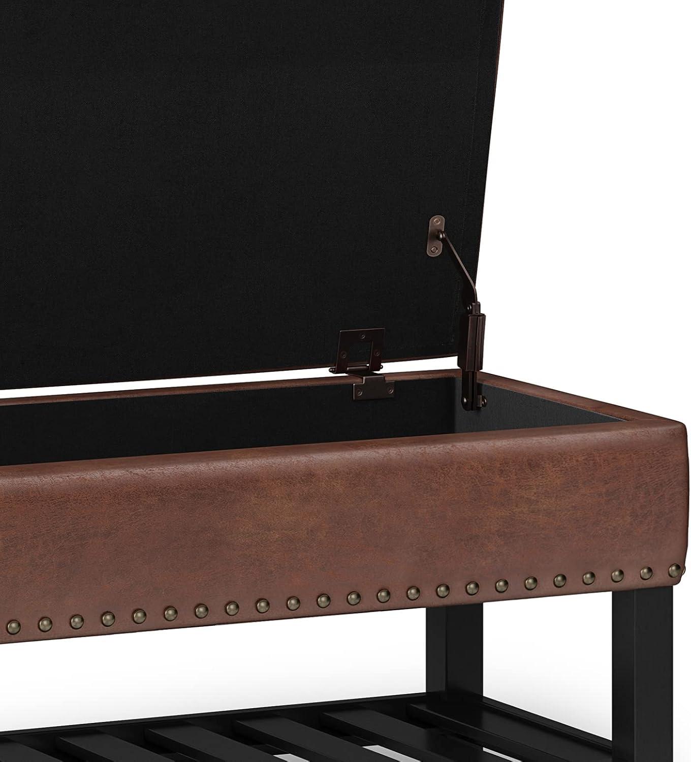 Lomond Faux Leather Upholstered Storage Bench