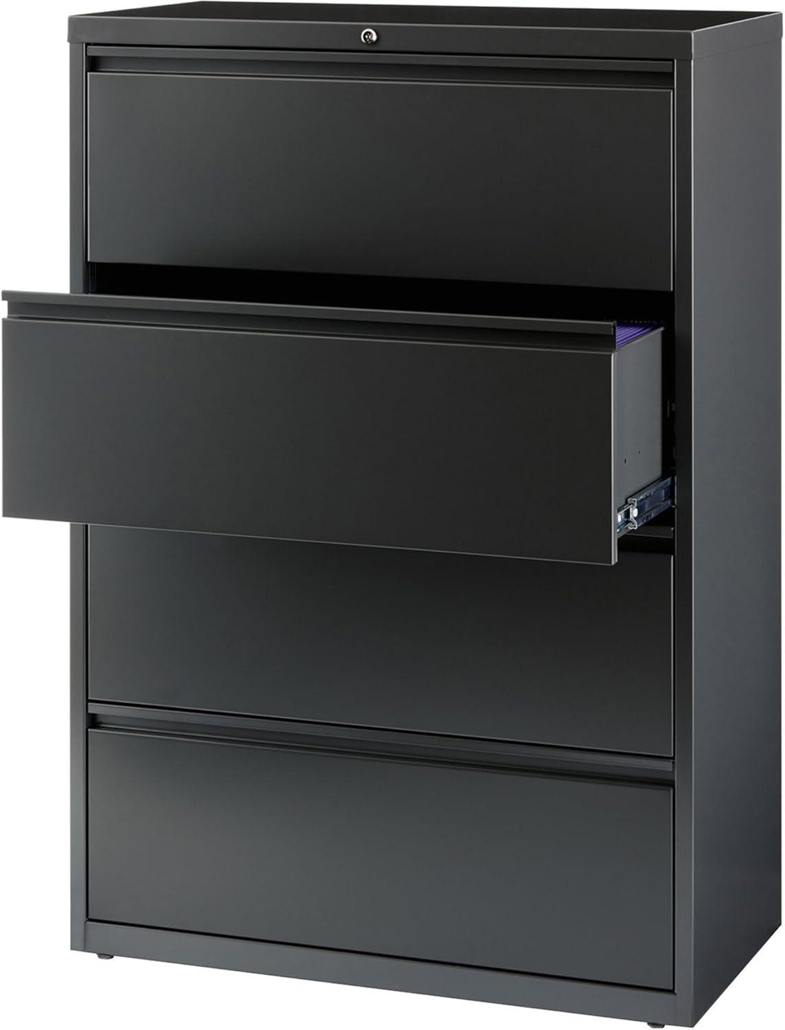 Fortress 36'' Wide 4 -Drawer Steel File Cabinet