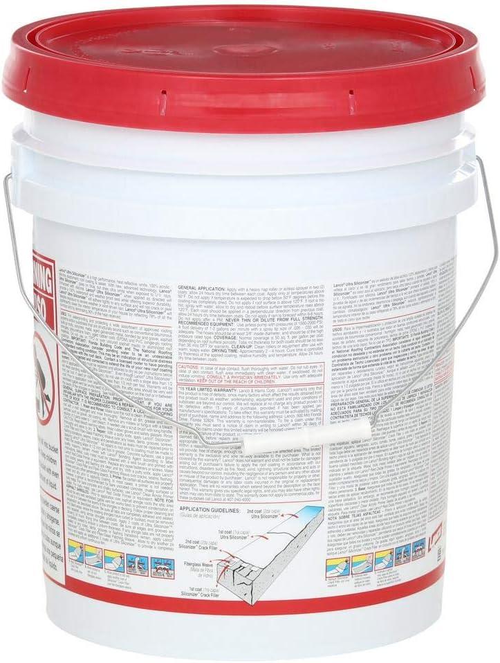 White-Seal 5 Gal. Acrylic Elastomeric White Reflective Roof Sealer