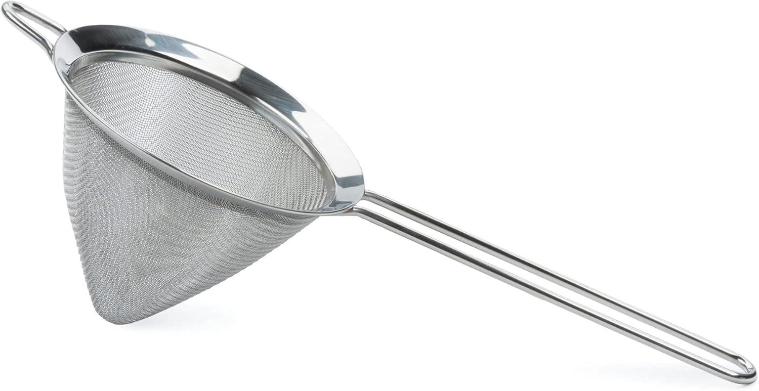 Stainless Steel Fine Mesh Conical Sieve with Handle