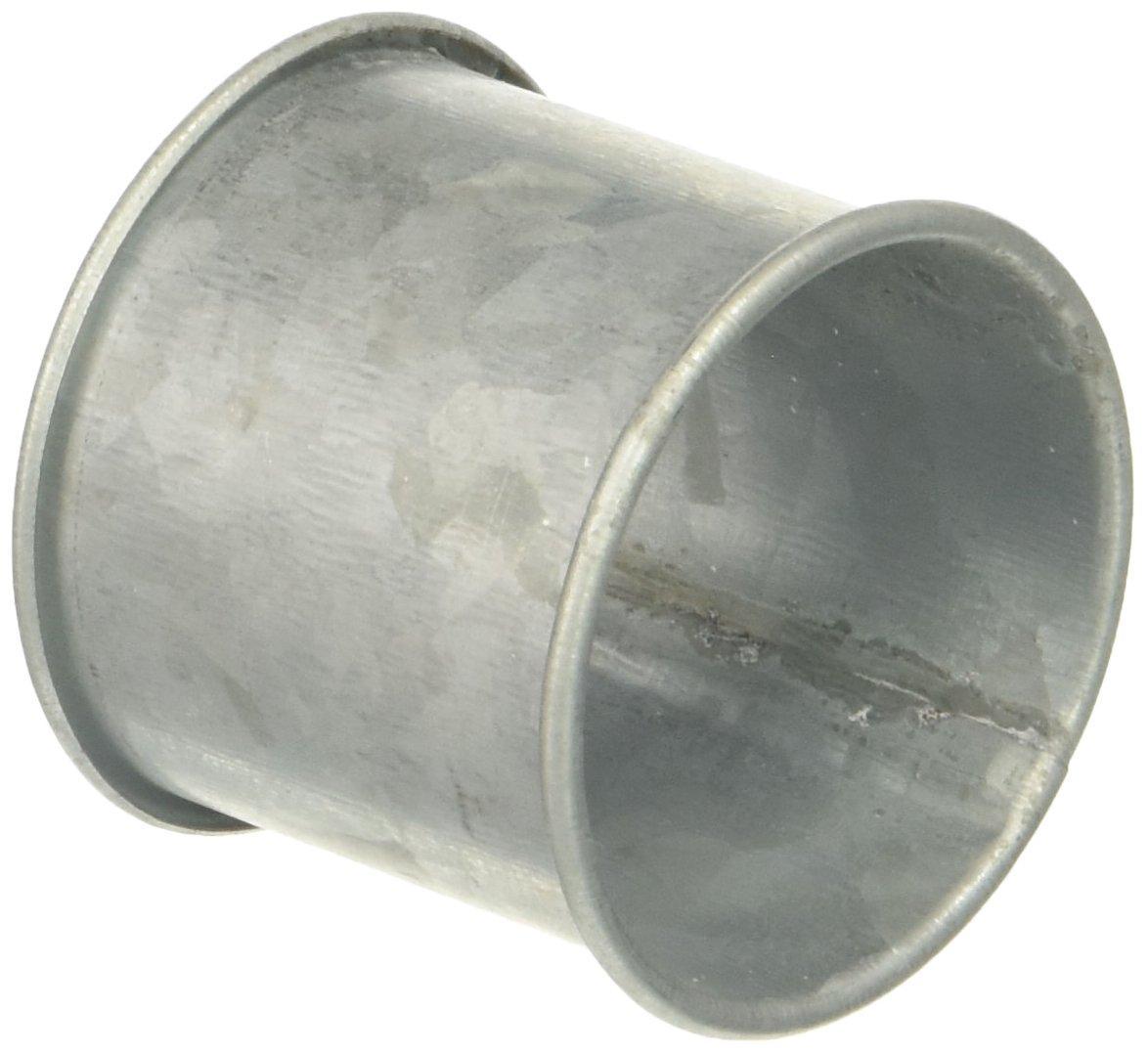 Saro Lifestyle Silver Galvanized Design Industrial Style Metal Napkin Ring Set of 4