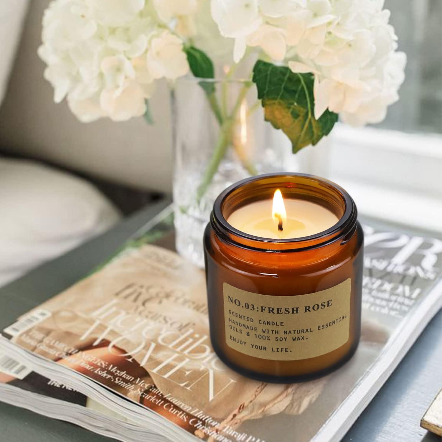 YFYTRE 8 Pack Candles for Home Scented Aromatherapy Candle Gift Set for Women Soy Wax Long Lasting  Candles Gift for Birthday Mother's Valentine's Day Present 19.75oz/set