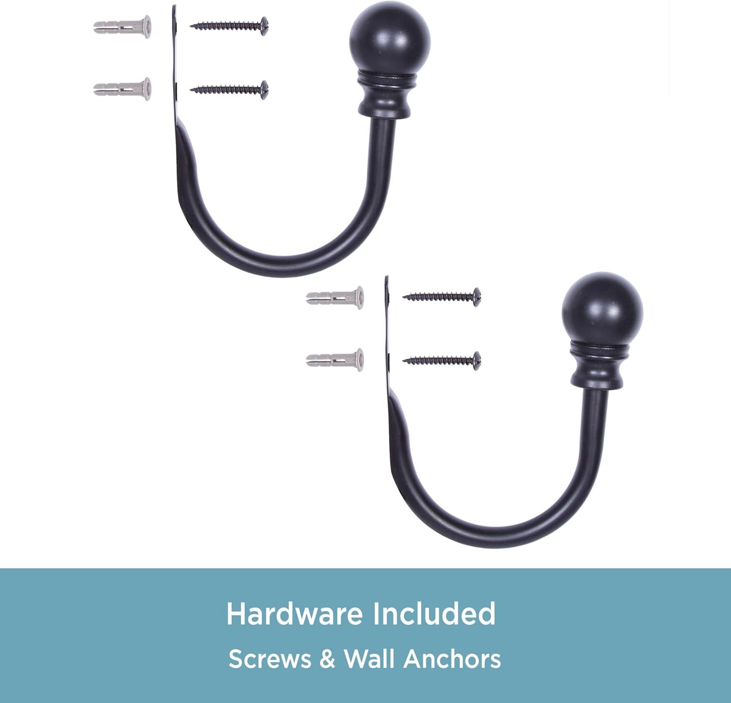 Steel Curtain Holdback (Set of 2)