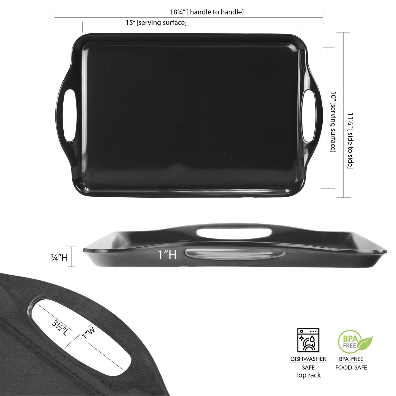 Reston Lloyd 07201 Rectangular Tray  Lemon