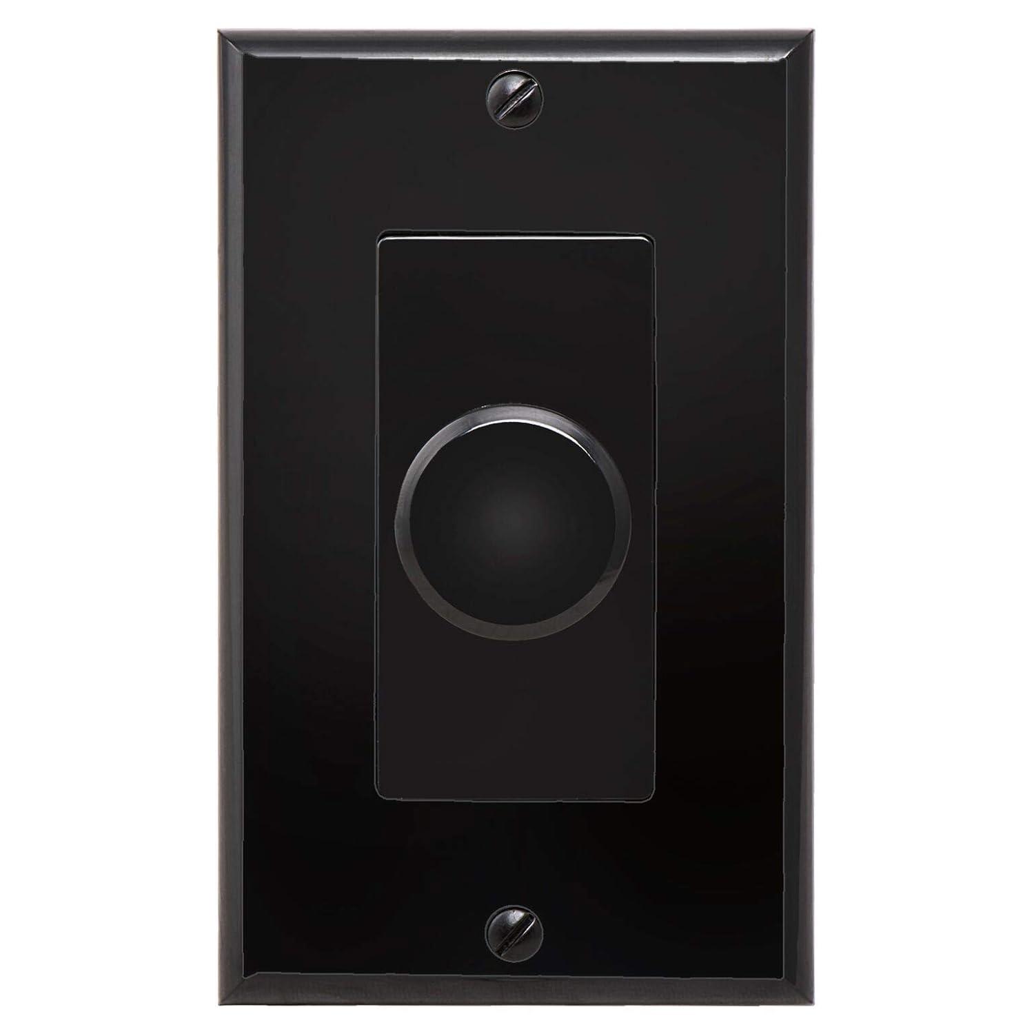 OSD 100W in Wall Volume Control Impedance Matching for Home Speakers, Rotary Knob Black SVC100