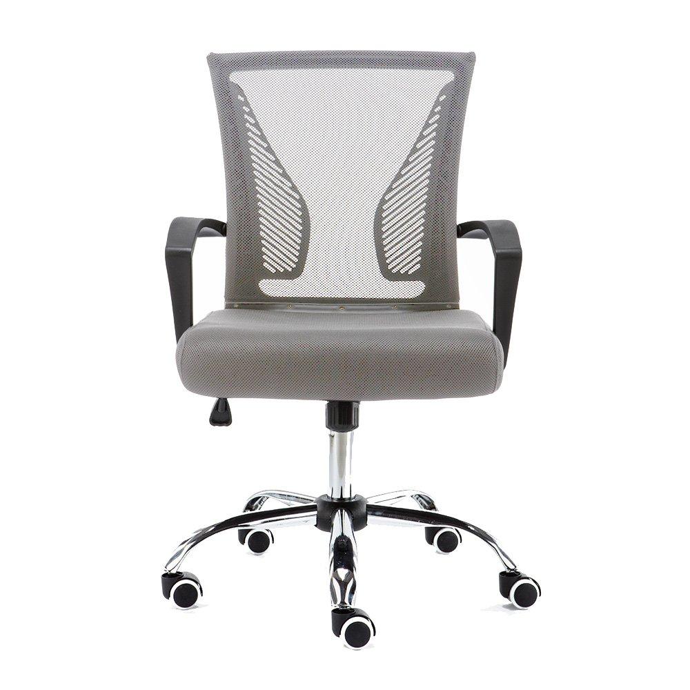 Modern Home Zuna Mid-Back Office Chair - Black/Gray