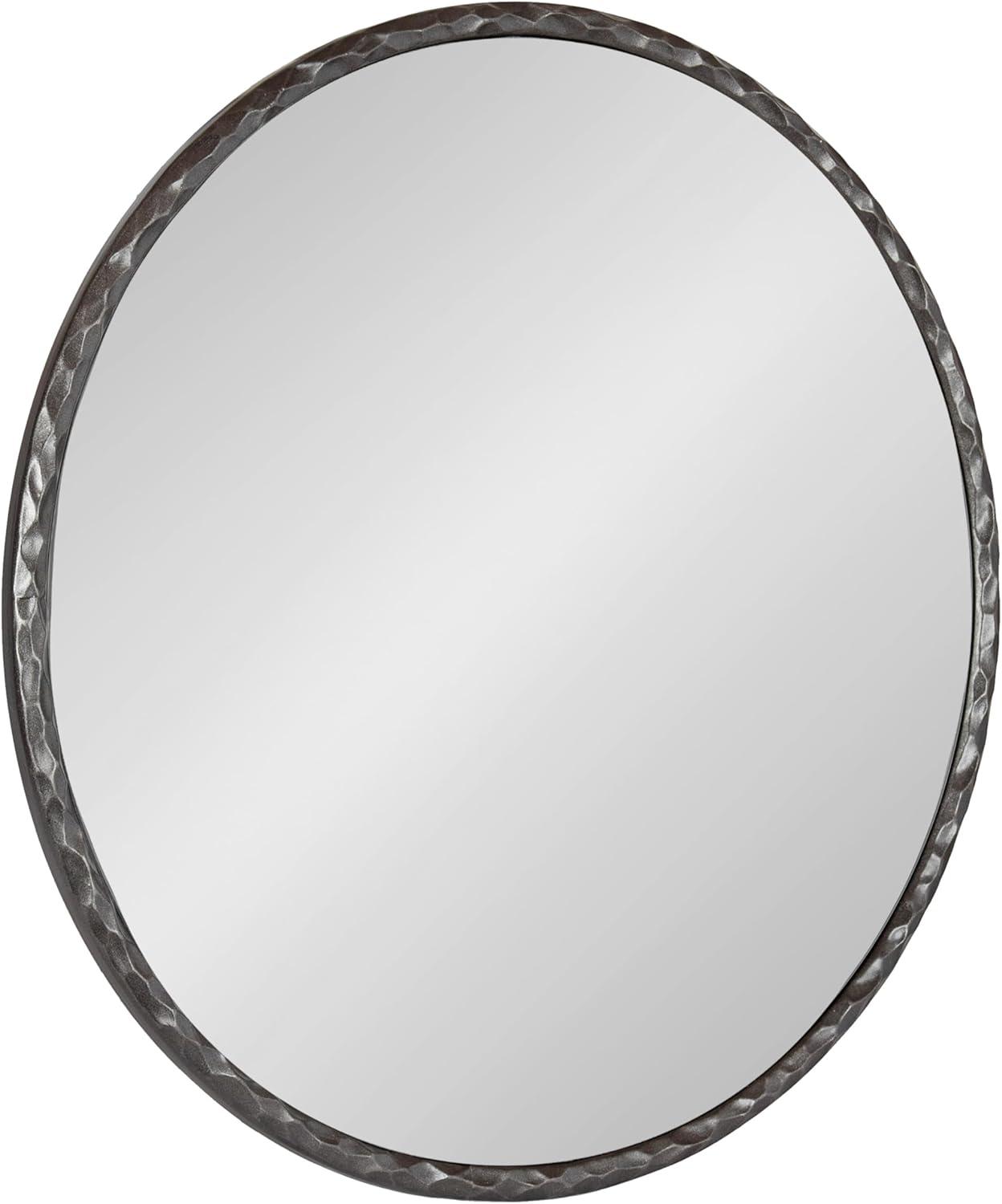 Kate & Laurel All Things Decor 26"x26" Jedda Decorative Wall Mirror Pewter