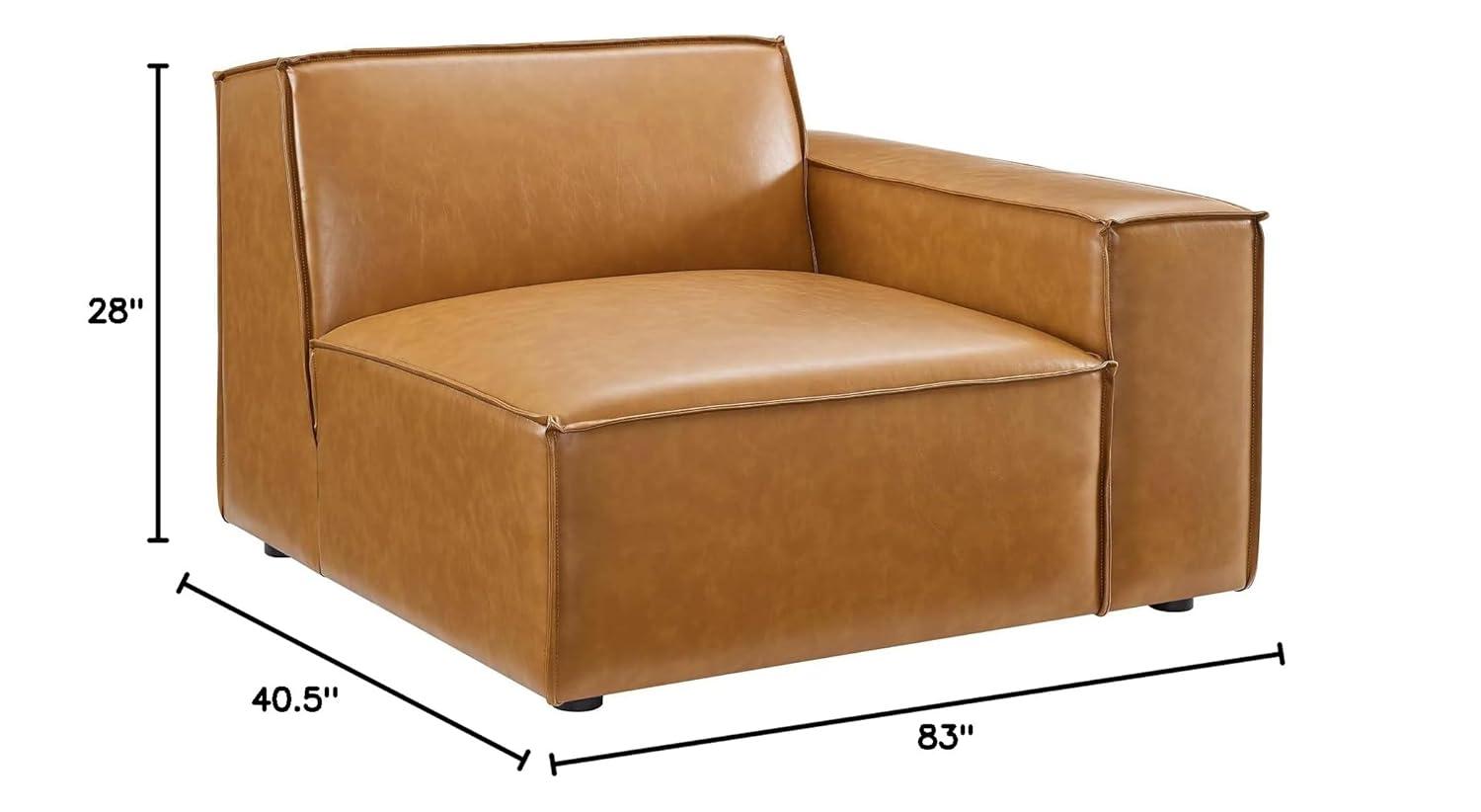 Modway Modway Restore Vegan Leather Loveseat