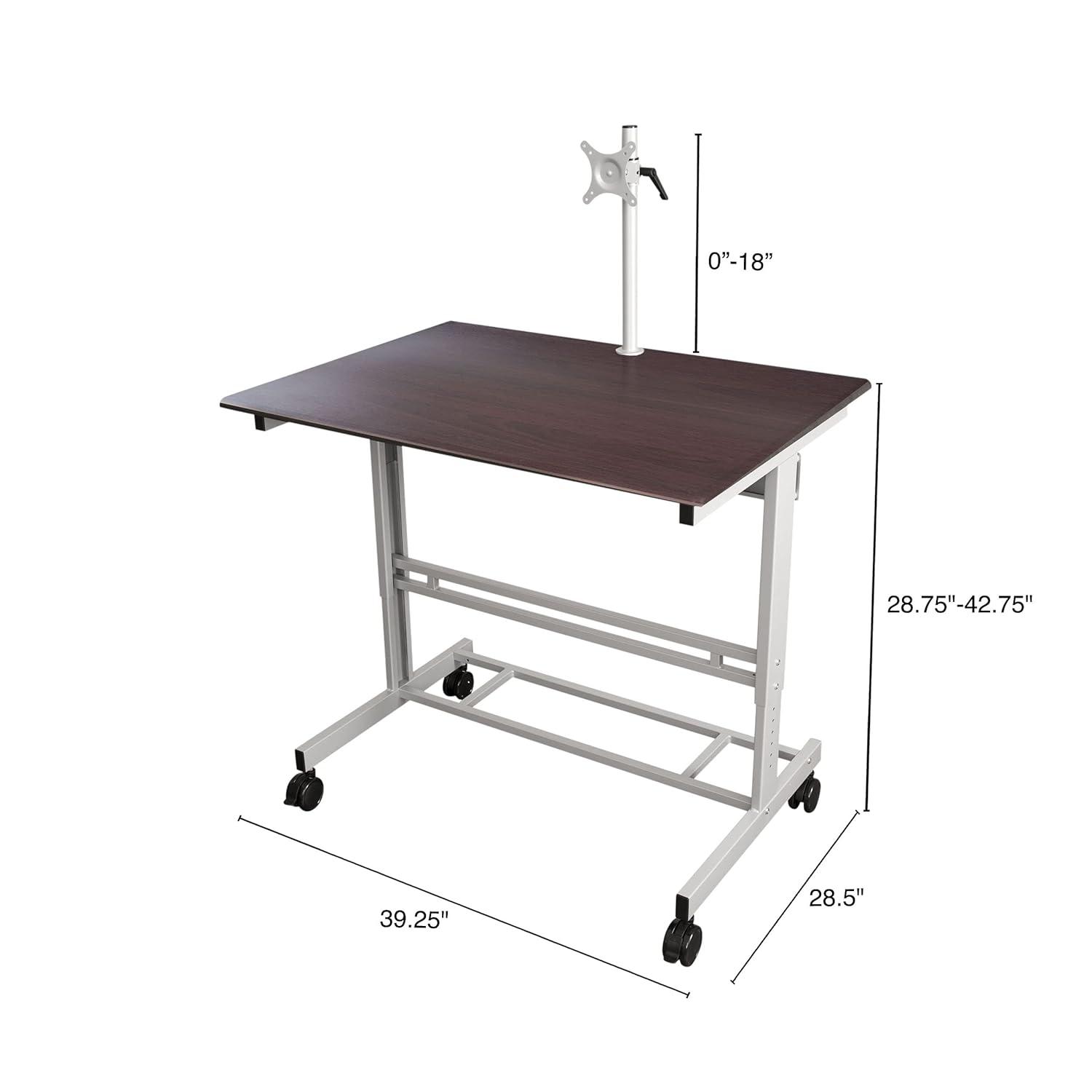 Inbox Zero Zarella Adjustable Metal Base Standing Desk