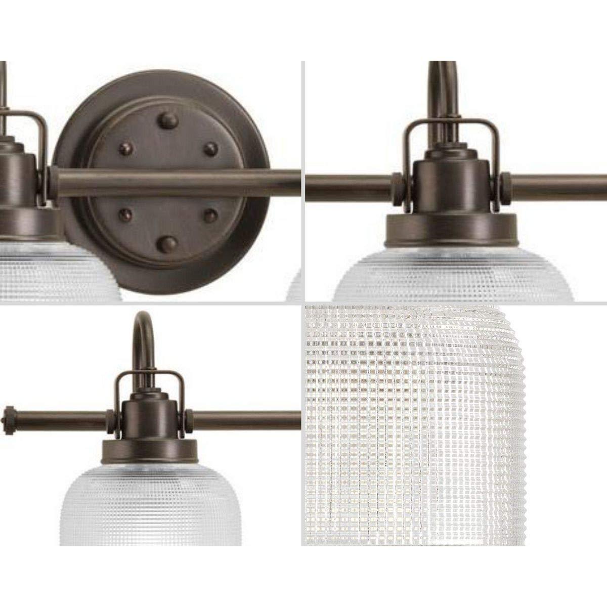 Rosser 3 Light Transparent Dimmable Vanity Light