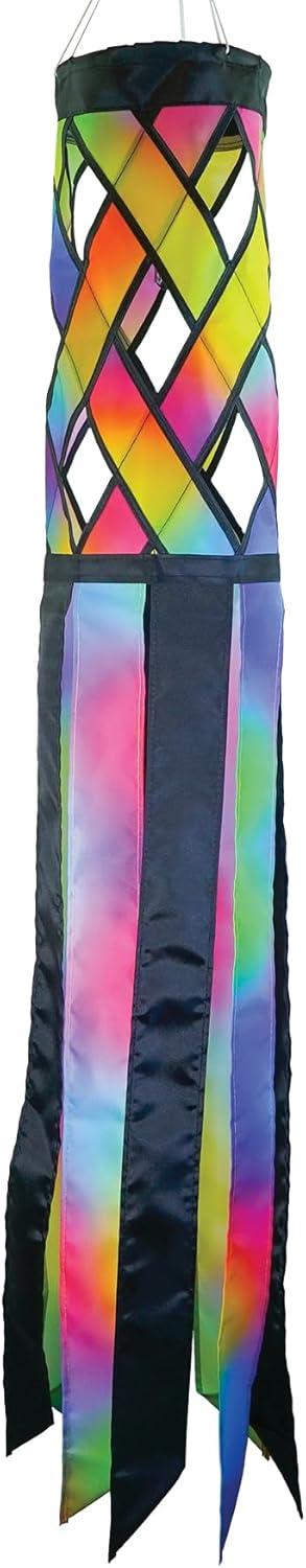 Jewel Diagonal Weave 40" Colorful Polyester Windsock