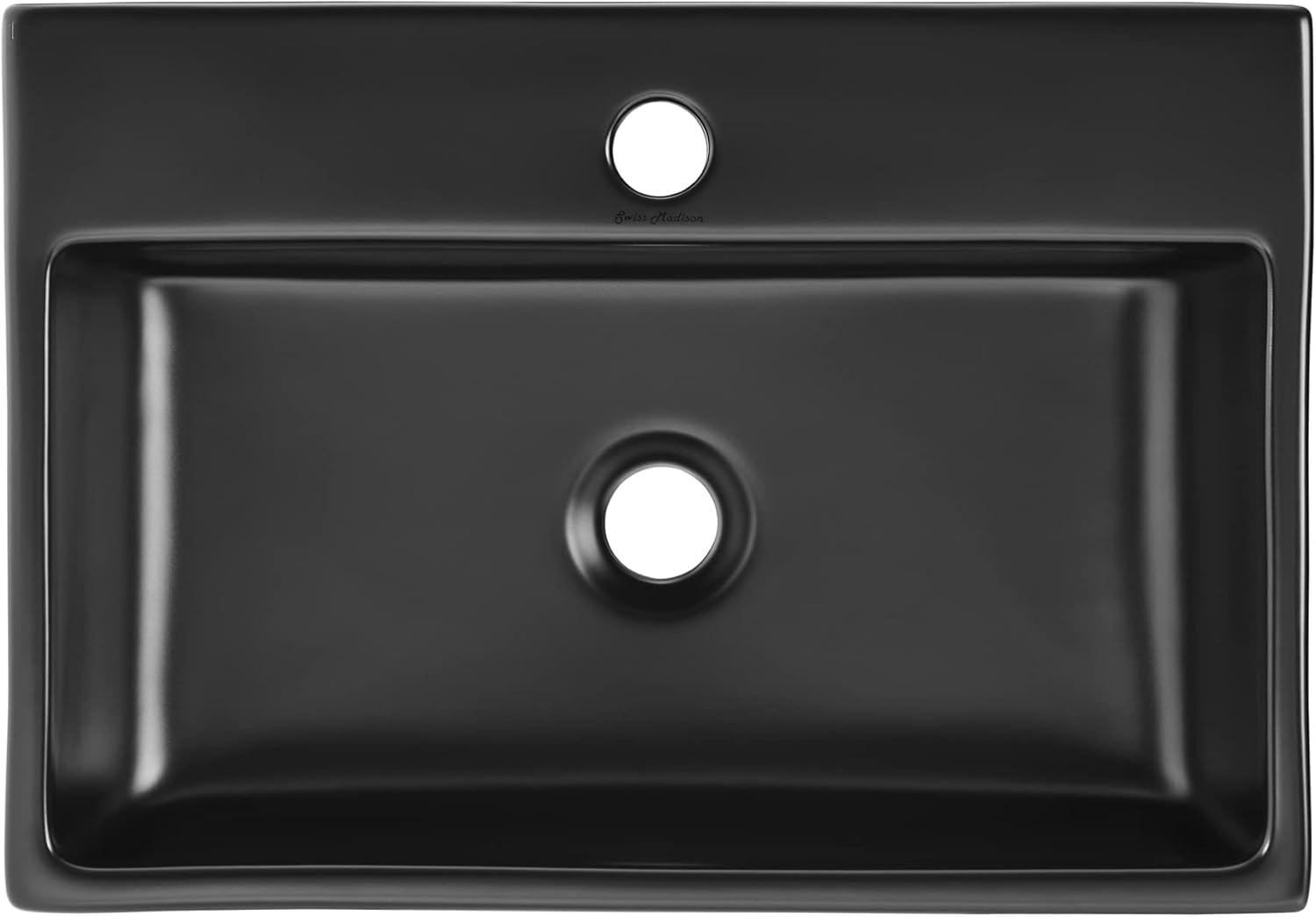 Claire 20 Rectangle Ceramic Vessel Sink