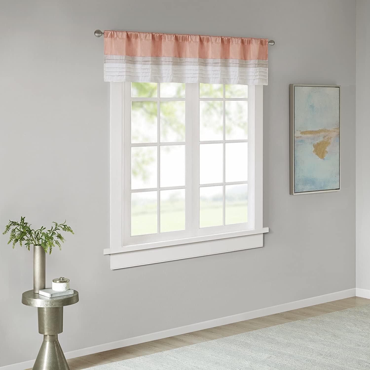 Amherst Polyoni Pintuck Window Valance