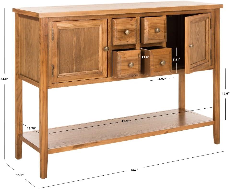 Charlotte Sideboard - AMH6517 - Oak - Safavieh Couture
