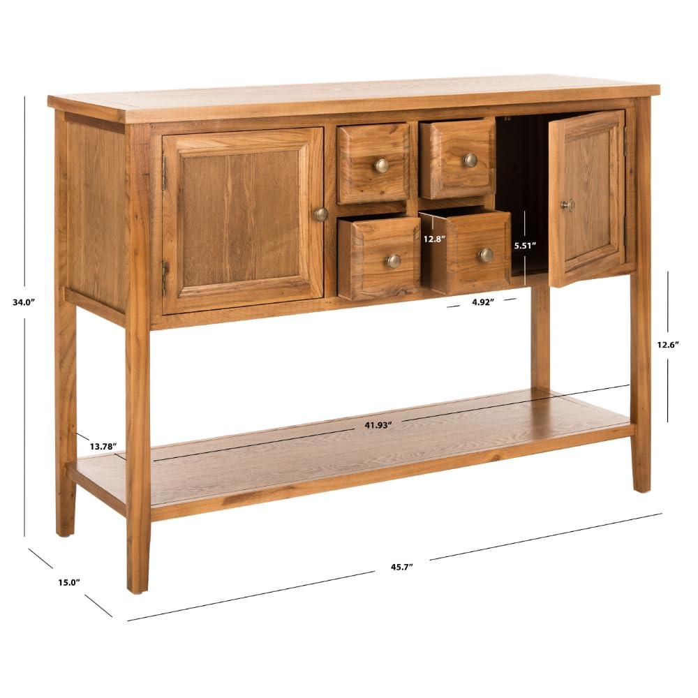 Charlotte Sideboard - AMH6517 - Oak - Safavieh Couture