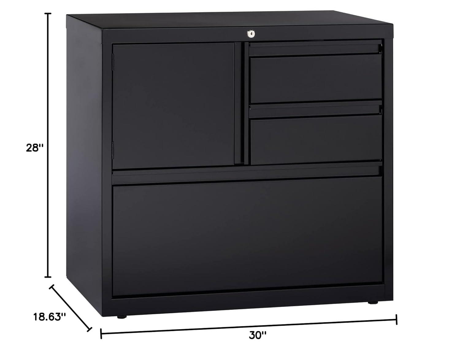 Fortress 30'' Wide 3 -Drawer Steel File Cabinet
