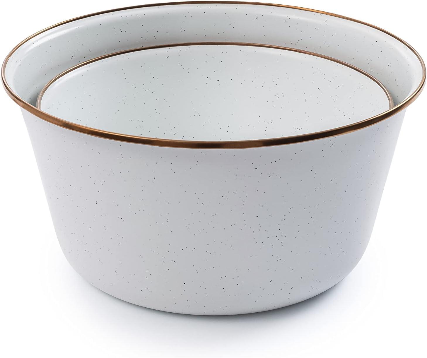 Barebones  Enamel Mixing Bowl Set