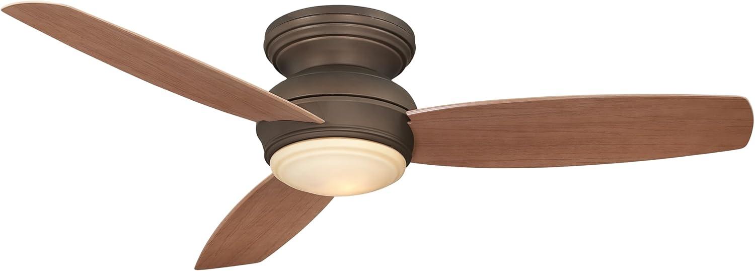 Minka Aire 44" Concept II 3 - Blade Outdoor LED Propeller Ceiling Fan with Wall Control and Light Kit Included