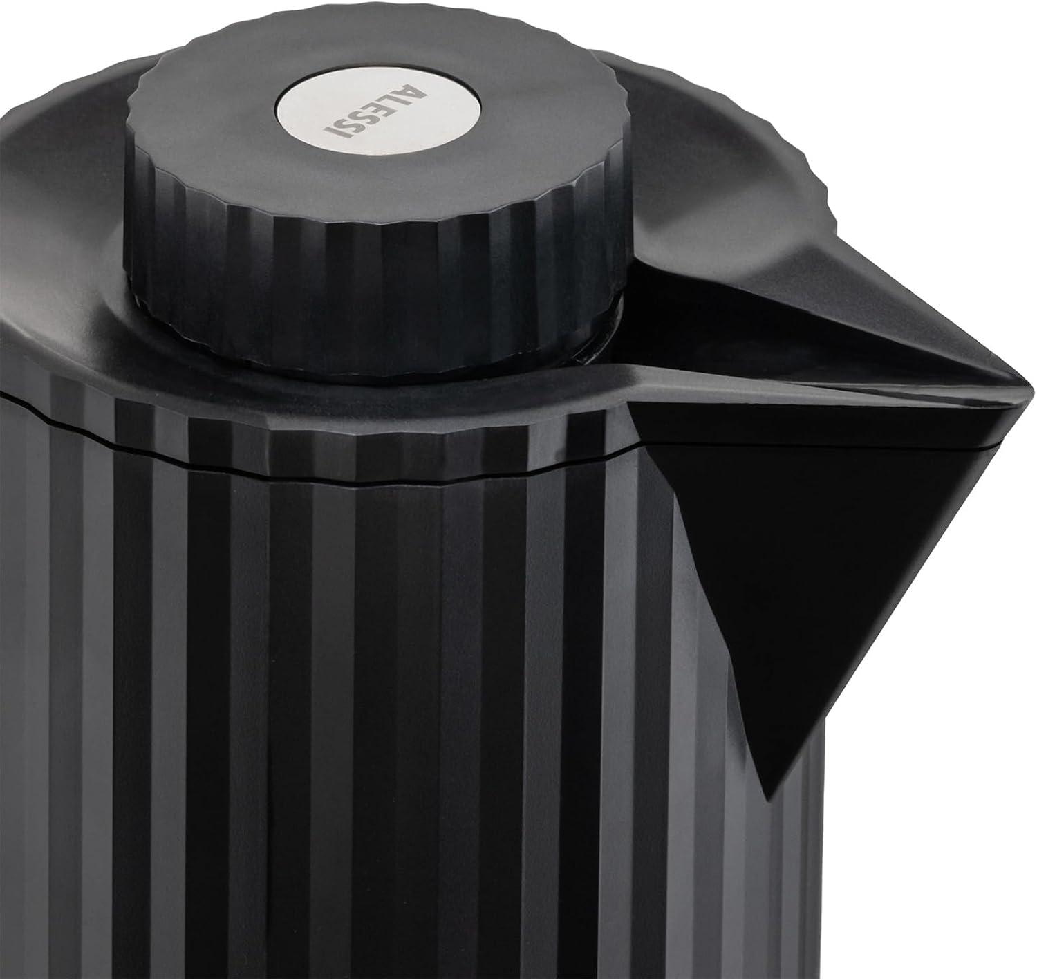 Black Thermoplastic Resin Thermal Carafe with Double Wall Glass