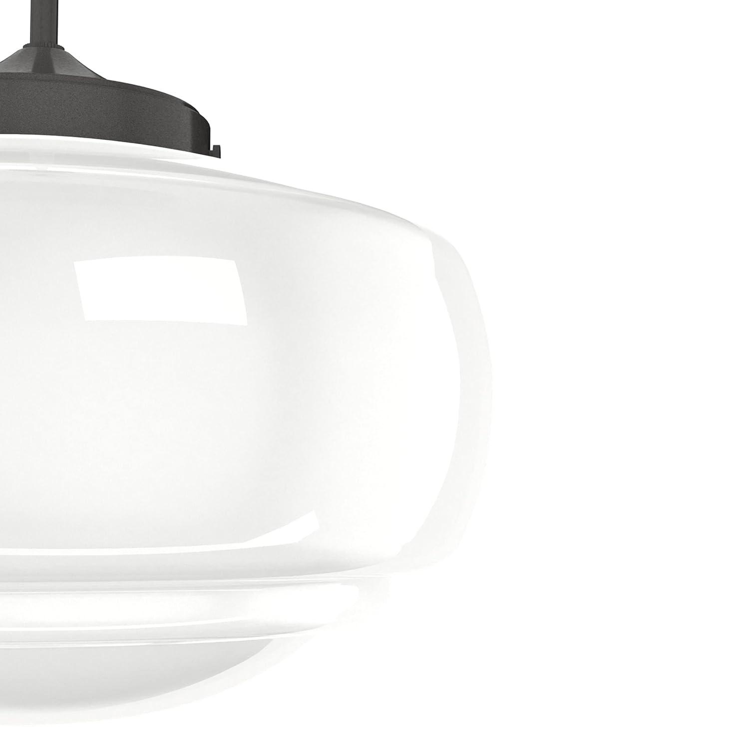 Hunter Fan Saddle Creek 1 - Light Single Schoolhouse Pendant with Glass