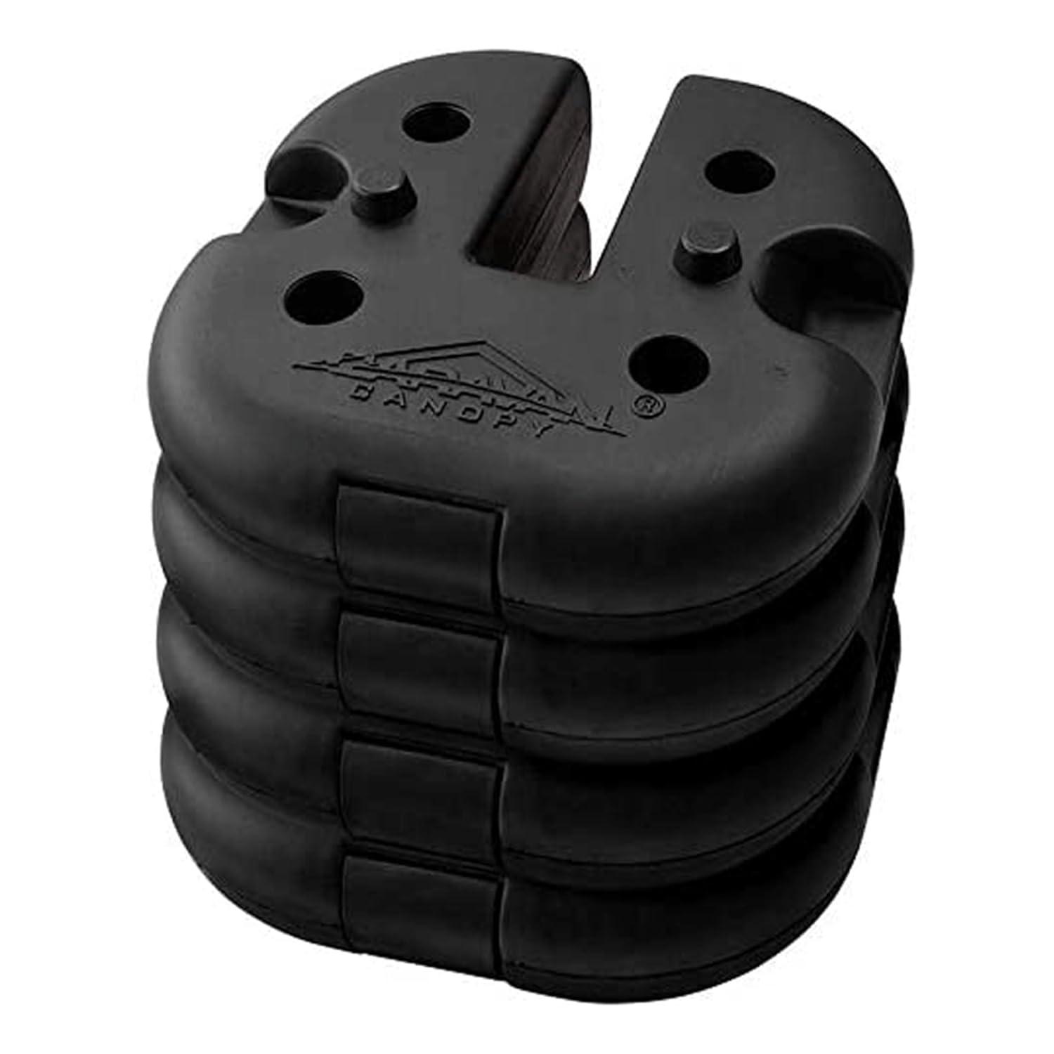 Caravan Canopy Caravan Canopy Black Plastic Weight for Canopy (Set of 4)