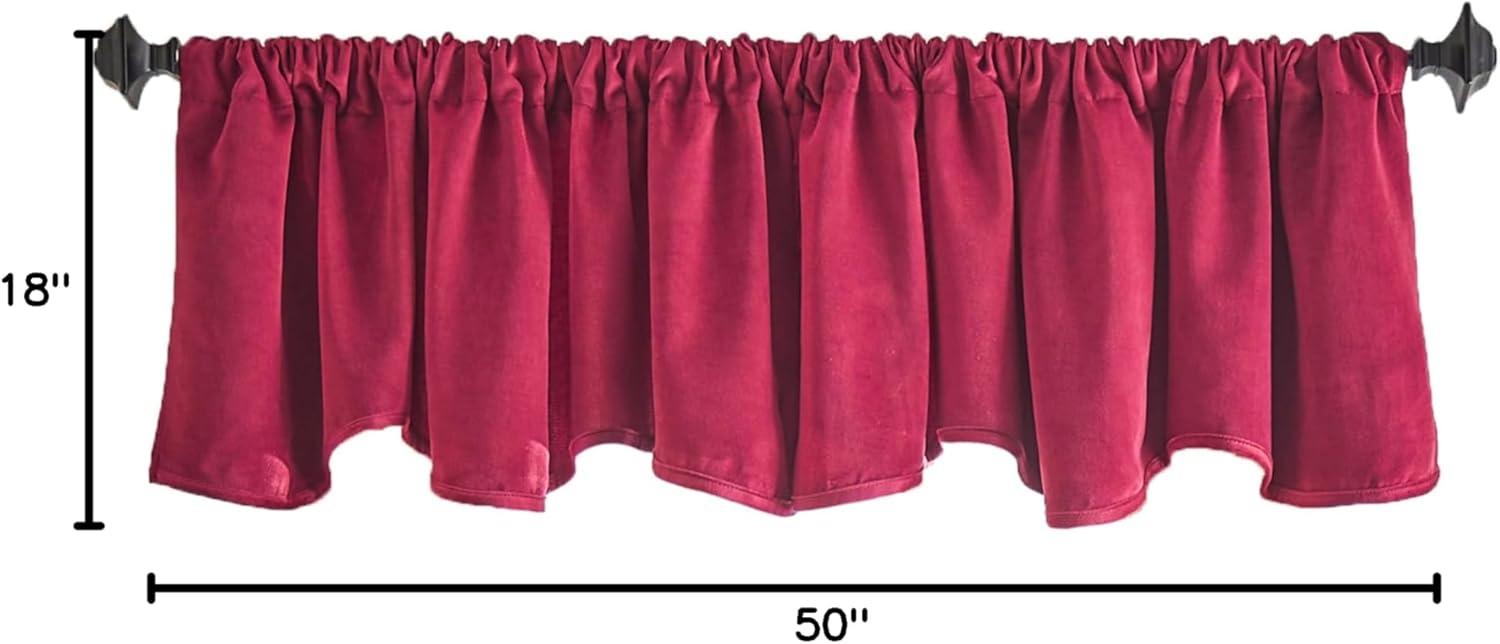 Lucca Velvet Solid Max Blackout Rod Pocket Curtain Panel