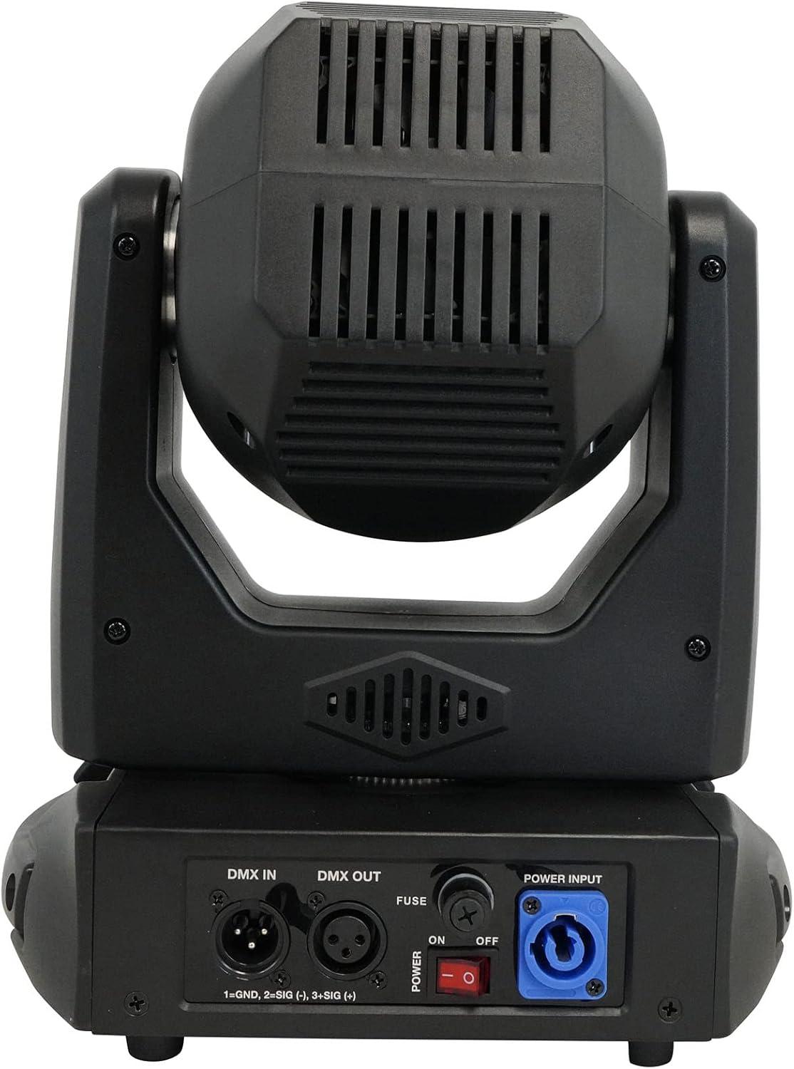 Rockville ROCK SPOT 260W DJ Moving Head Spot Light w/ Wireless DMX+Rolling Bag