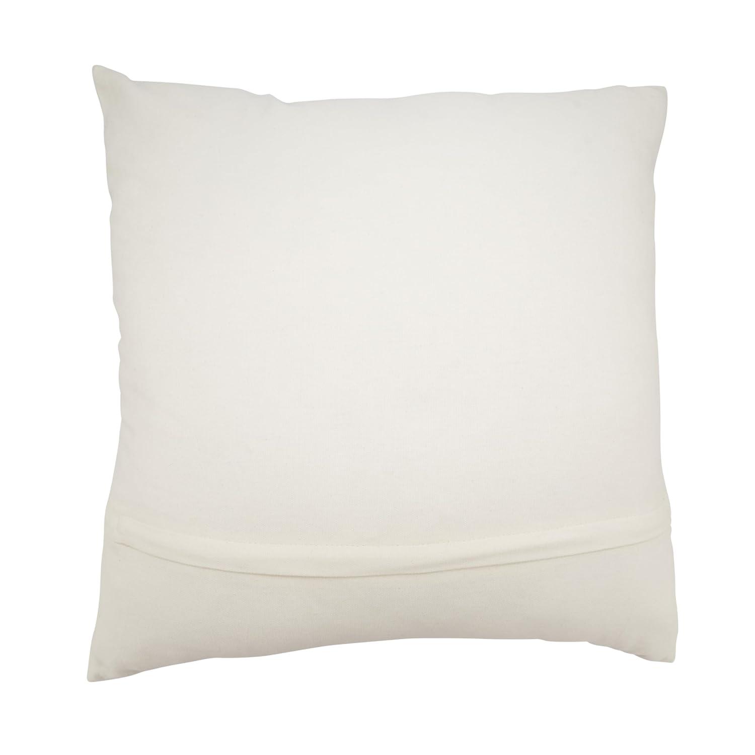 Saro Poseidon Collection No Pattern And Not Solid Color Cotton Throw Pillow