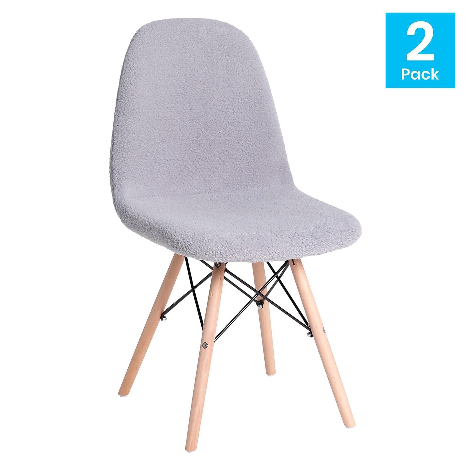 Flash Furniture Shaggy Dog Light Pink Accent Chair