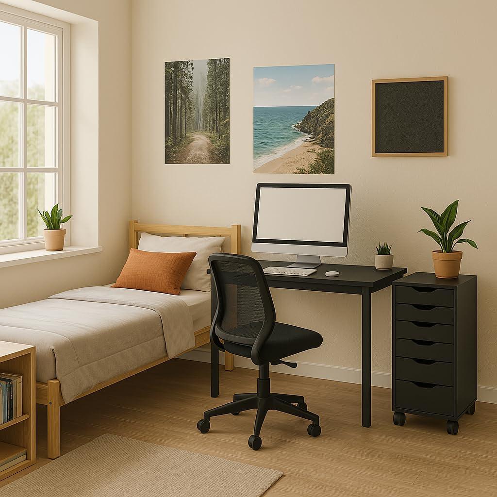 Adeptus Original Roll Cart, Solid Wood, 6+2 Drawer Narrow Roll Cart, Med Pine