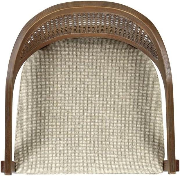 Jennifer Taylor Home Americana Mid-Century Modern 30.5" Cane Back Barstool