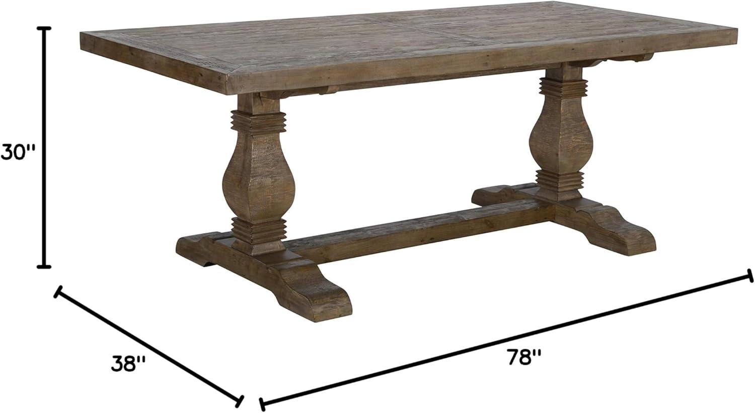 Kosas Home Quincy Reclaimed Pine Dining Table