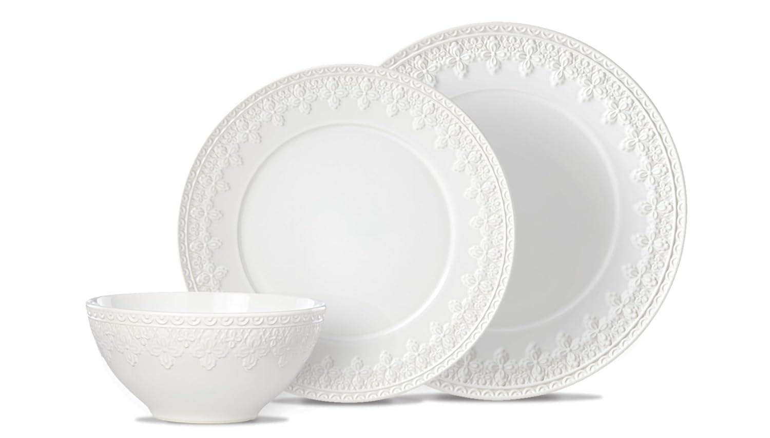 Lenox Chelse Muse Fleur 12 Piece Dinnerware Set, Service for 4
