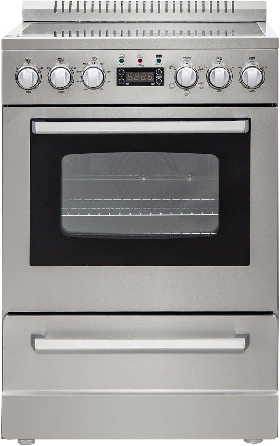 Avanti 24" Stainless Steel Electric Range with Convection Oven