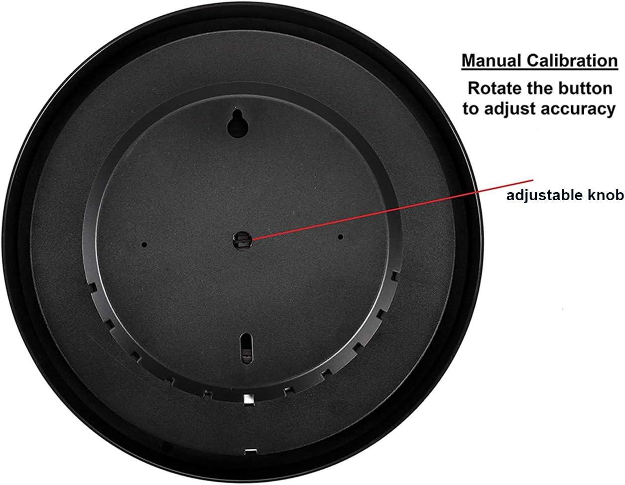 Uanit Indoor Outdoor Thermometer Large Numbers Wall Thermometer Hygrometer Waterproof Does not Require Battery Wireless Hanging Hygrometer Garden Decoration