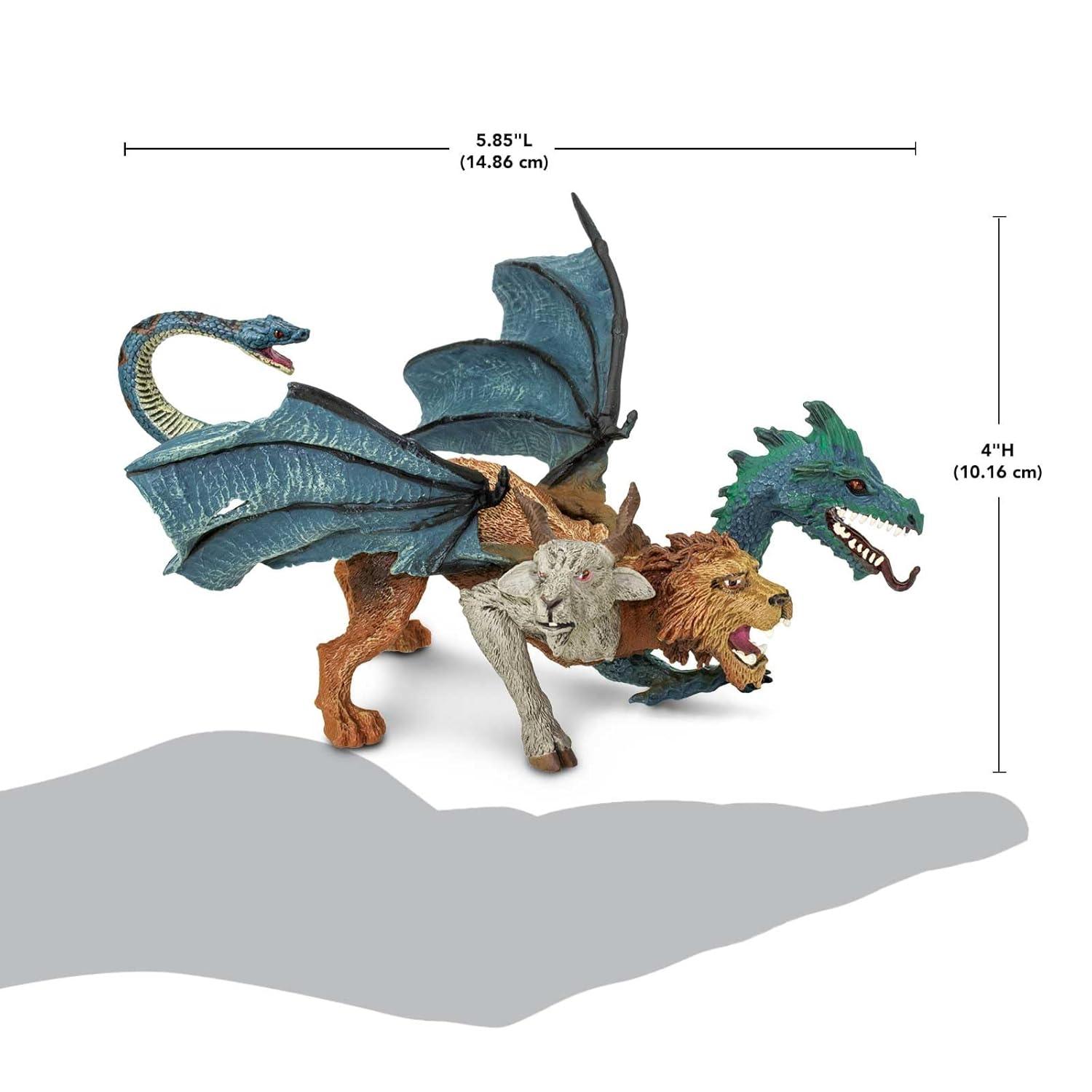 Safari Ltd. Chimera Figurine - Detailed 7" Mythical Hybrid Creature Figure - Educational Toy for Boys, Girls, and Kids Age 3+