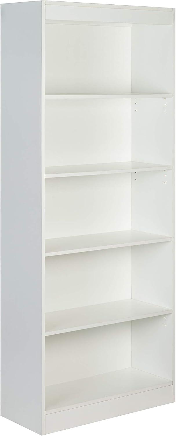 Essential 5-Tier Book Shelf, White