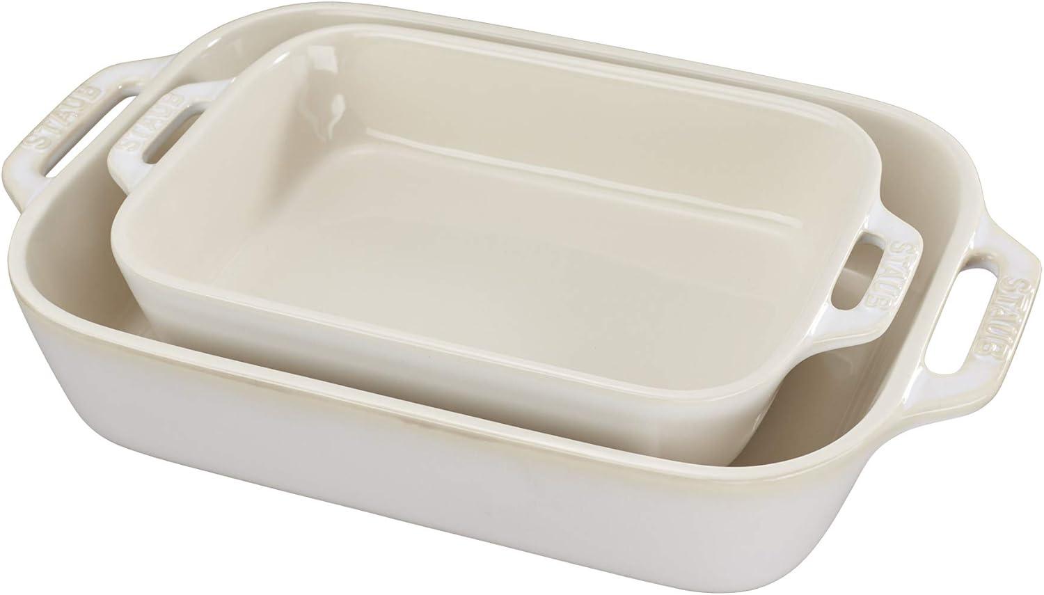 Staub Ceramic 2-pc Rectangular Baking Dish Set