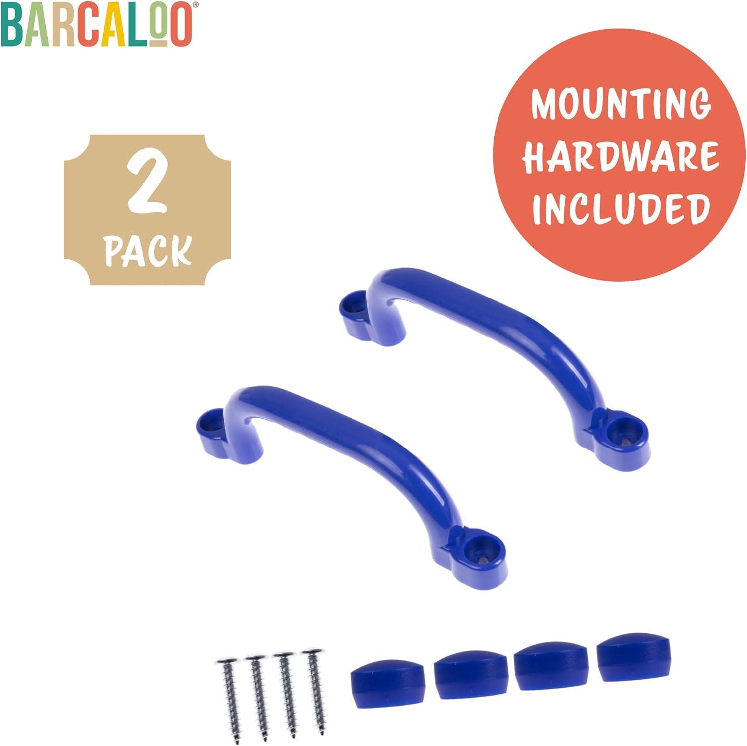 Barcaloo Playground Safety Handles Blue Grab Handle Bars for Jungle Gym