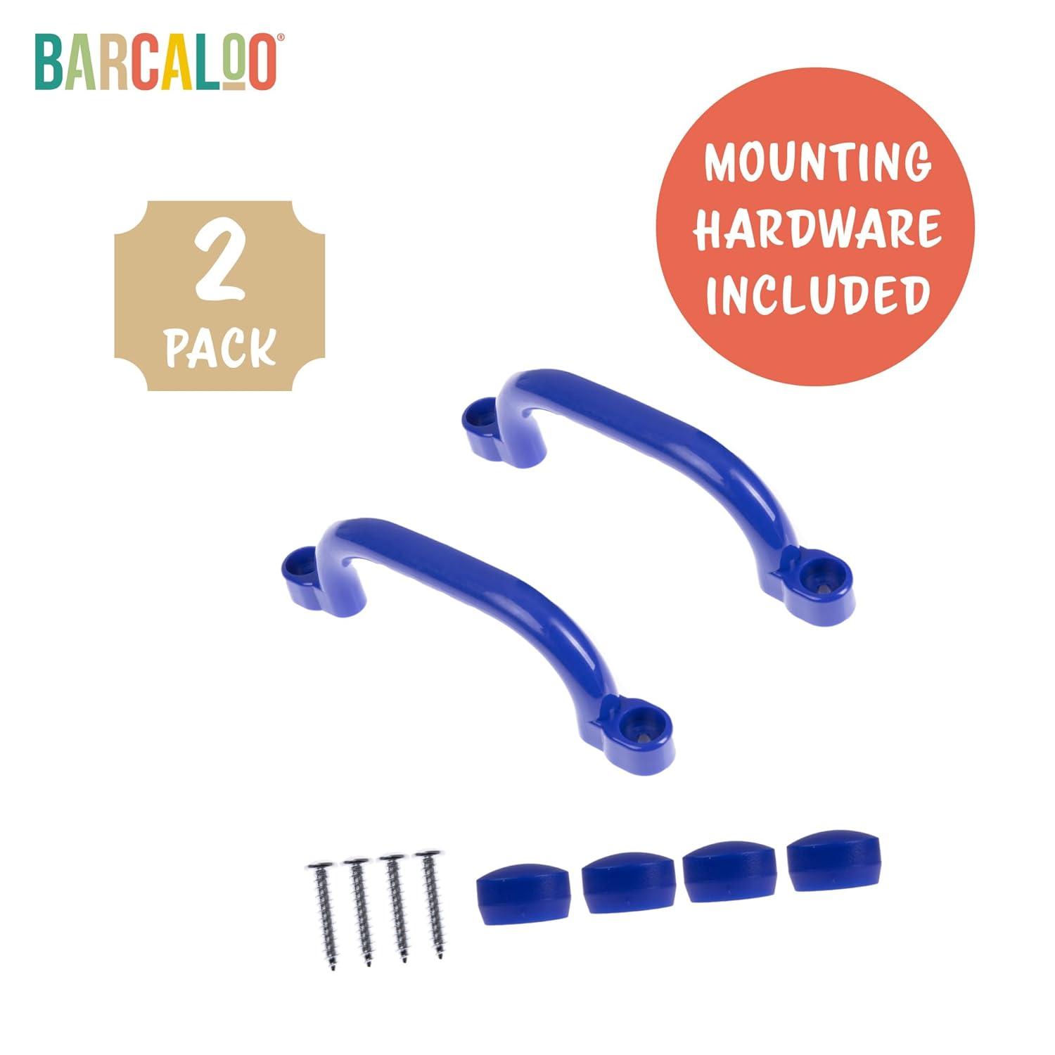 Barcaloo Playground Safety Handles Blue Grab Handle Bars for Jungle Gym
