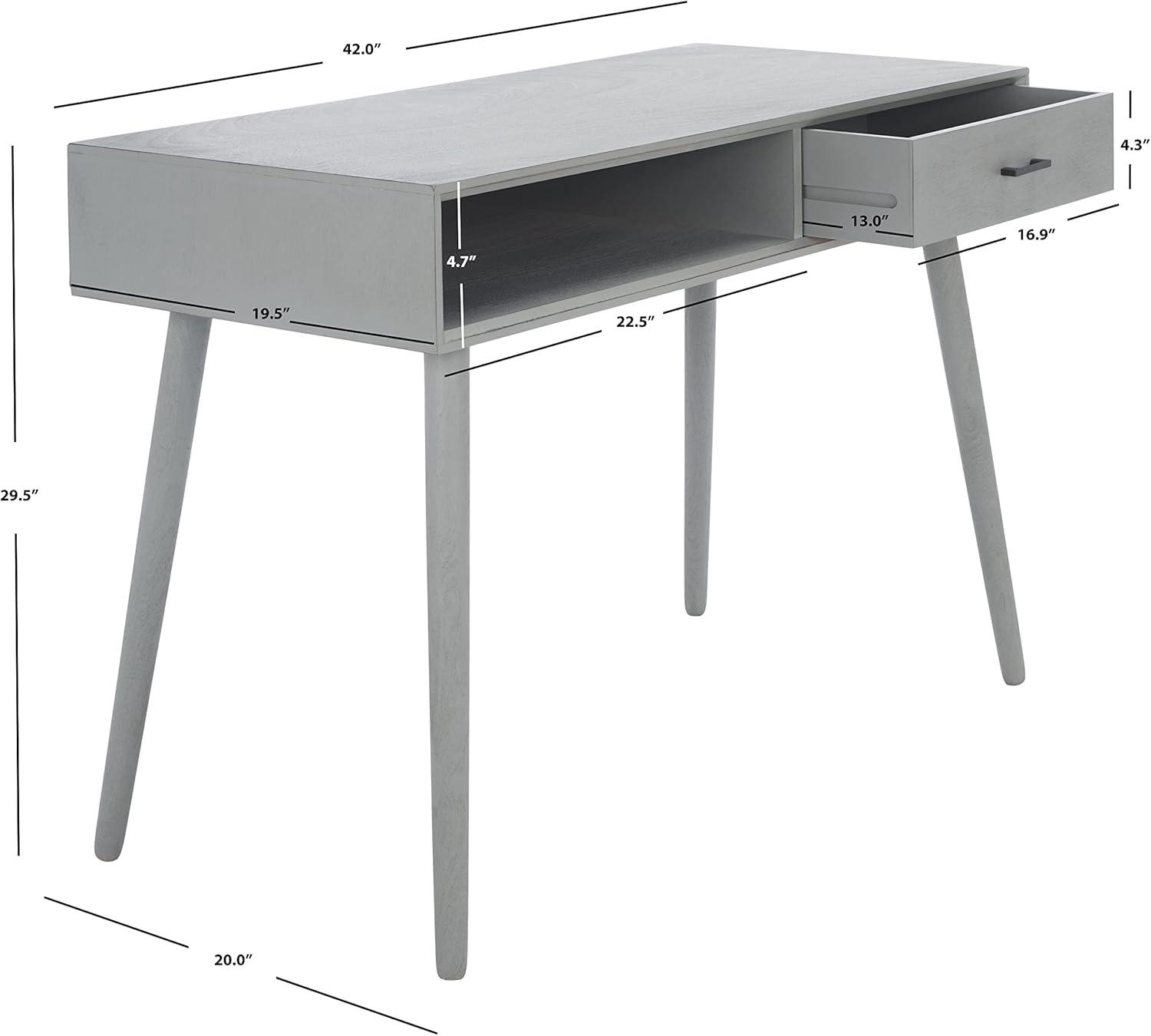 Remy 1 Drawer Writing Desk  - Safavieh